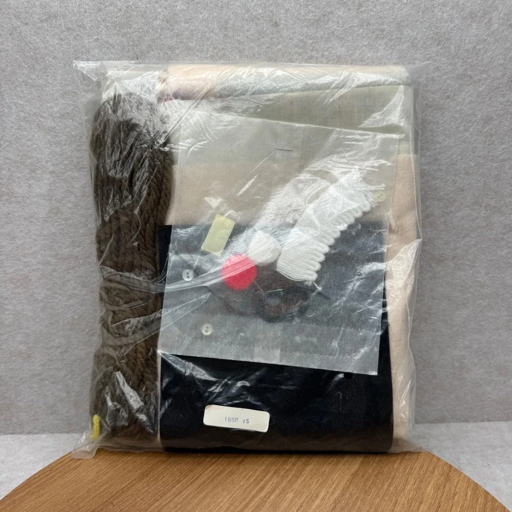 Vintage 1980 Campbell Kid‎ Boy Doll Kit Scottish Plaid New DIY Craft Douglas Co